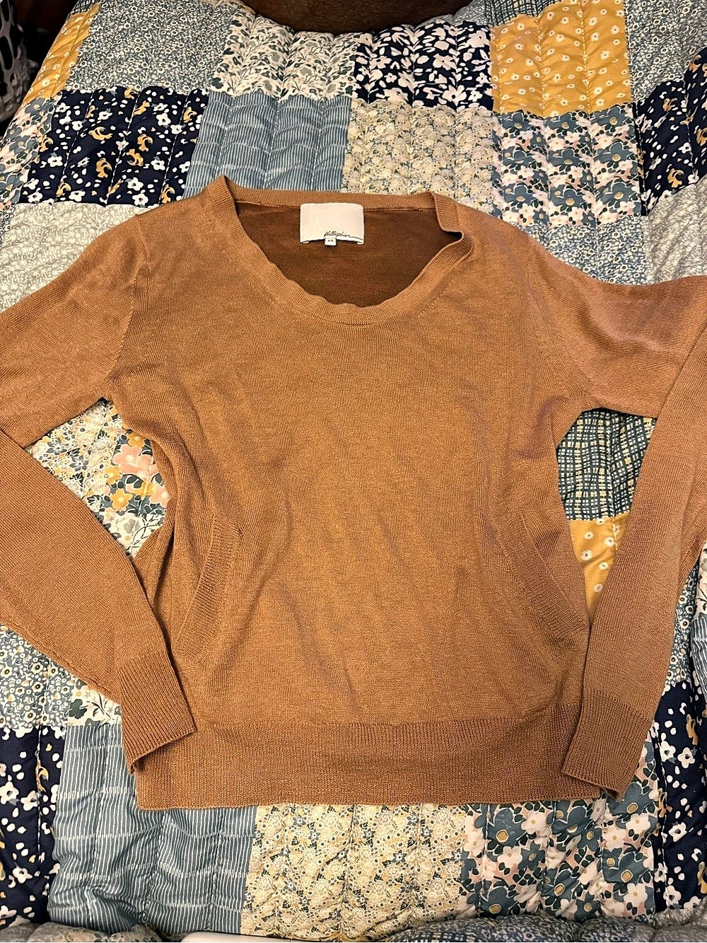 phillip lim Silk Cashmere shear back Sweater in Brown Size XS